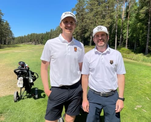 Seriespel H30 på Hook juni Jacob Rydbeck Hooks GK & Martin Rothén från Isaberg